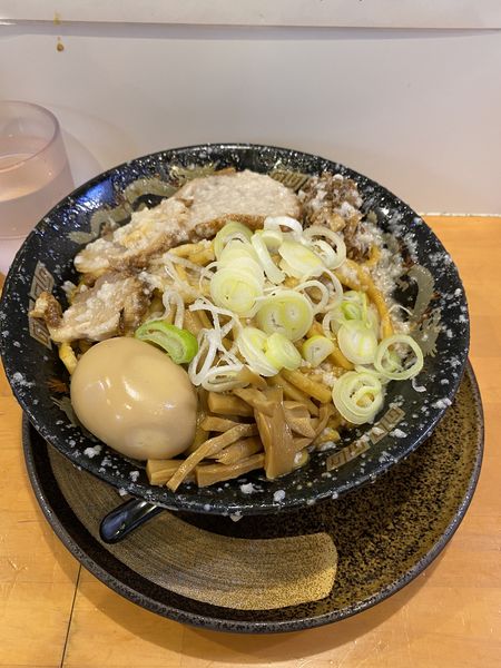 「爆盛油脂麺　300g」@らーめん 平太周 神保町店の写真