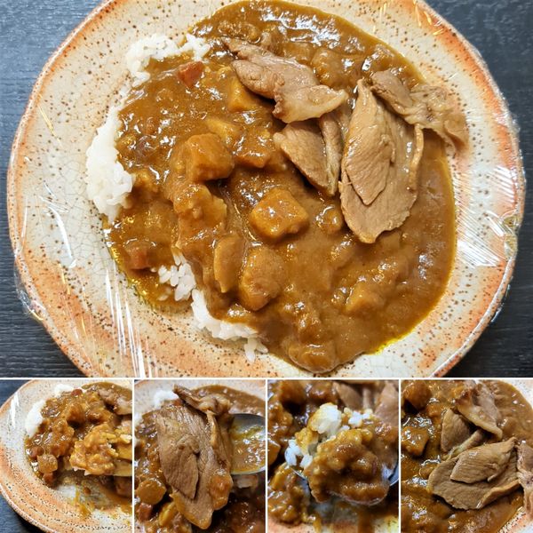 「カレーライス(そばセット)　800円」@秋月庵の写真