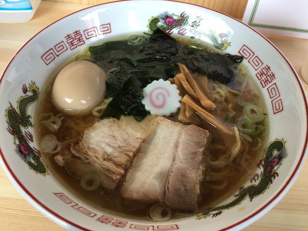 「中華そば＋味玉子」@中華そば 杏林の写真