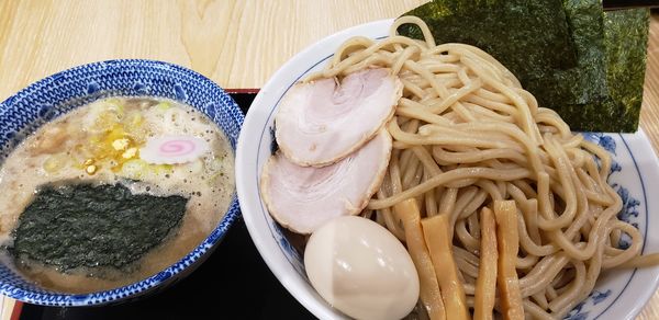 「特製つけ麺特盛」@次念序 ふかや花園プレミアムアウトレット店の写真