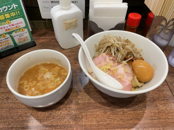 「特製みそつけ麺(1450円)」@麺屋 翔 みそ処の写真