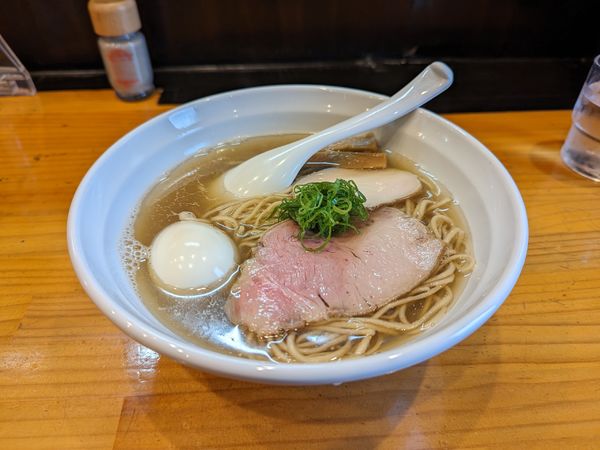 「味玉潮らーめん」@麺響万蕾の写真