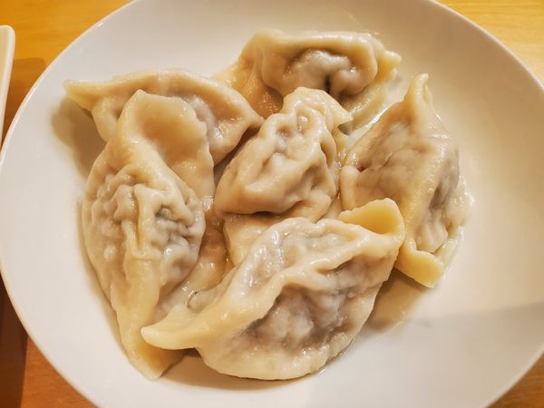 「羊肉水餃」@王家餃子の写真