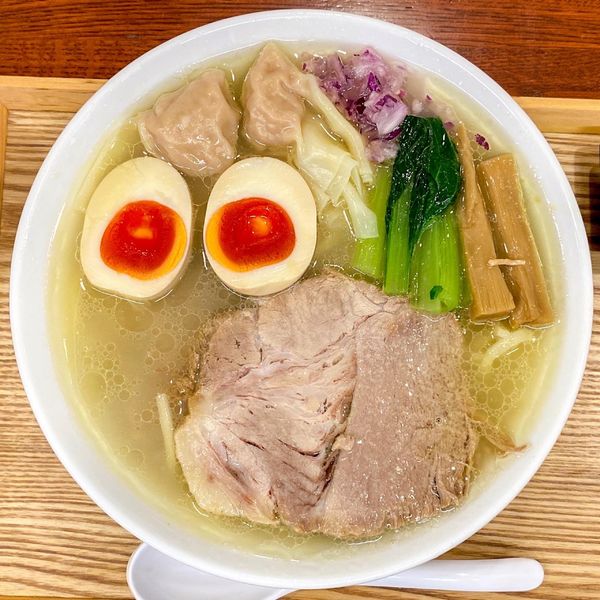 「特製中華そば（塩）¥1,250」@中華そば 千乃鶏の写真