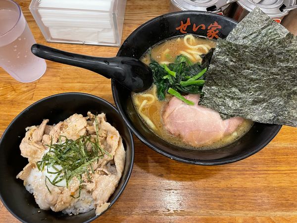 「ぶた丼セット」@せい家 三鷹店の写真