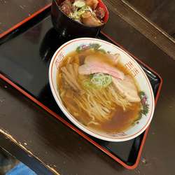 松屋ラーメン　厚切りチャーシュー丼