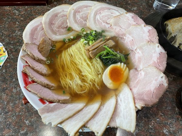 「限定 しゃぶしゃぶ中華(肉16枚) 1000円」@らーめんや煌の写真