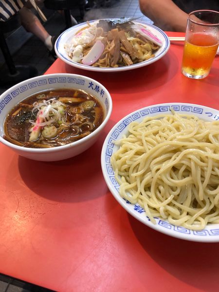 「つけ麺＋瓶ビール」@大勝軒 祖師ヶ谷大蔵店の写真