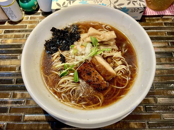 「さんま節のジンジャー中華そば」@noodles kitchen GUNNERS 新丸子店の写真