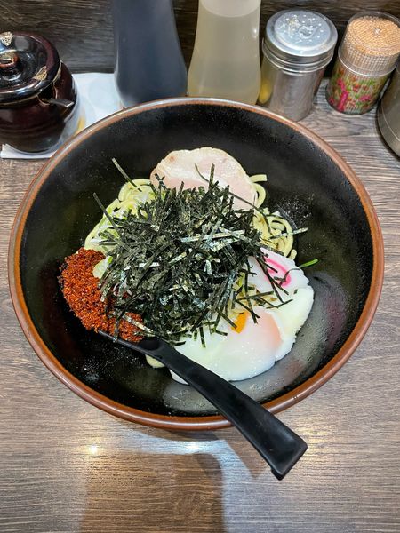 「地獄油そば(990円)」@油そば専門店 ぶらぶら 伊勢佐木町店の写真