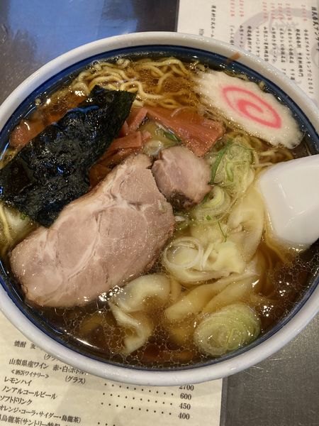 「ワンタン麺」@蓬来軒 本店の写真