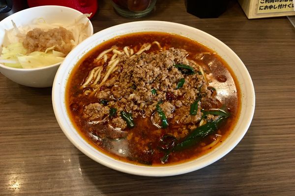 「【限定】台湾らーめん 800円＋ジロめし(ランチサービス)」@INOSHOWの写真