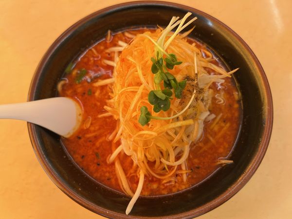 「大辛ラーメン」@くるまやラーメン 箕輪店の写真