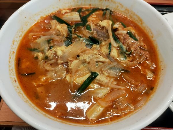 「チゲ味噌ラーメン」@日高屋 南千住店の写真