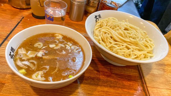 「肉入りつけそば ¥1,000 大盛り ¥100」@麺 髙はしの写真