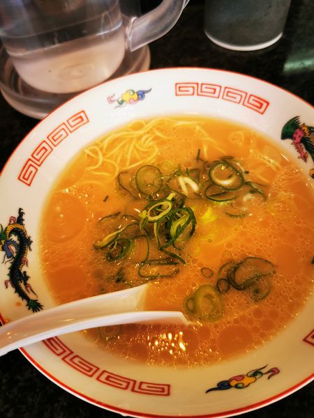 「素ラーメン」@まるうまラーメン ぷらっと博多No.1の写真
