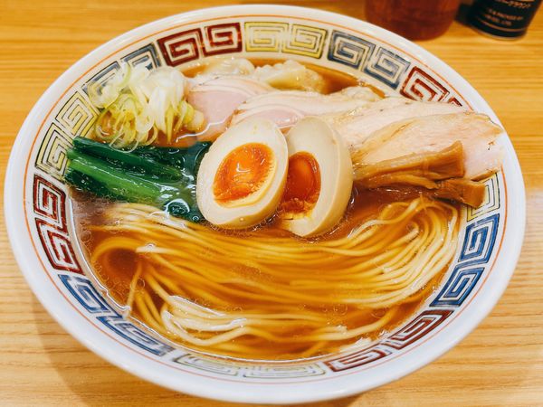 「特製中華そば」@ほっこり中華そば もつけの写真