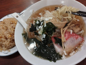 「ラーメン&半チャーハン(790)」@如家飯店の写真