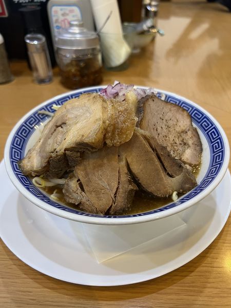 「豚そば＋味玉」@鳳神角ふじの写真