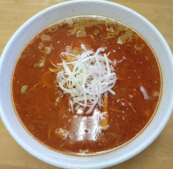 「みそタンタンメン（大盛り）+半チャーハン」@ラーメン松野屋の写真