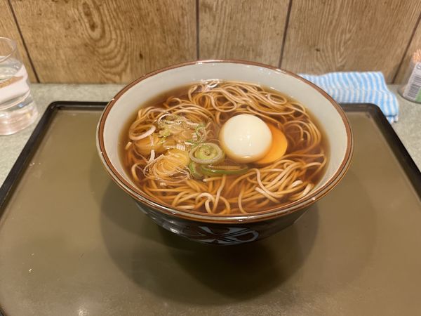 「かけそば340円」@文殊 浅草橋店の写真