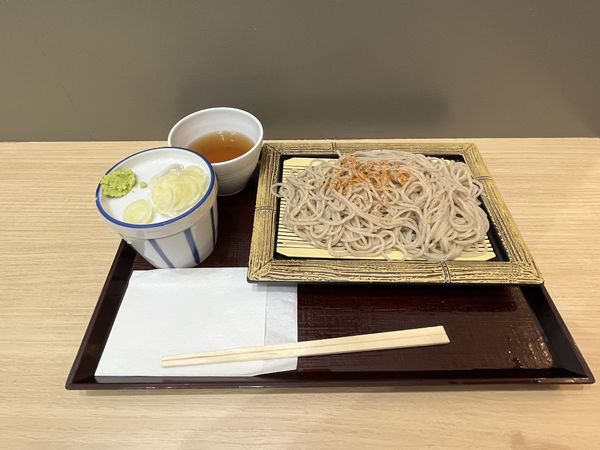 「もりそば360円」@いわもとQ 浅草店の写真