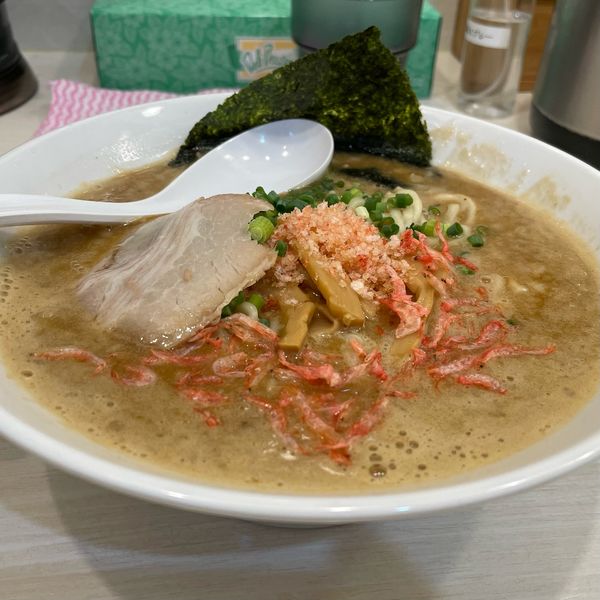 「海老ラーメン」@EBIKURA 渋谷店の写真