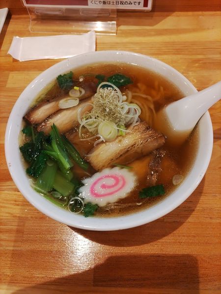 「チャーシューメン  ﾒﾝﾏ抜き」@佐野らーめん くにやの写真