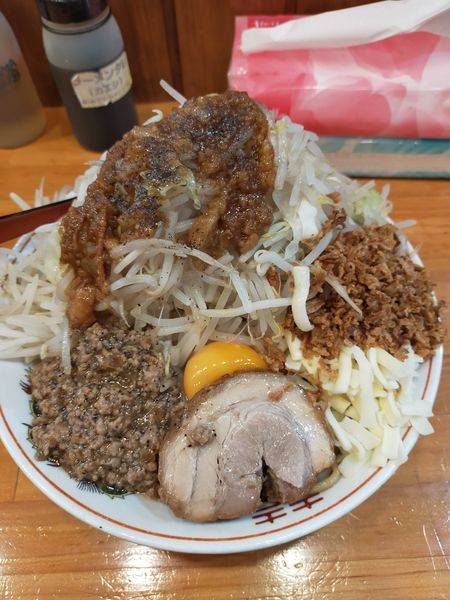 「油そば」@らーめんぶっ豚 八王子店の写真