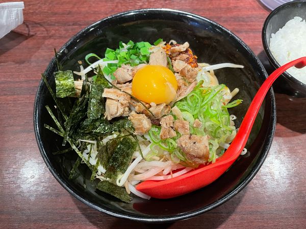 「まぜそば」@ラーメン番長 銀次郎 知立刈谷店の写真