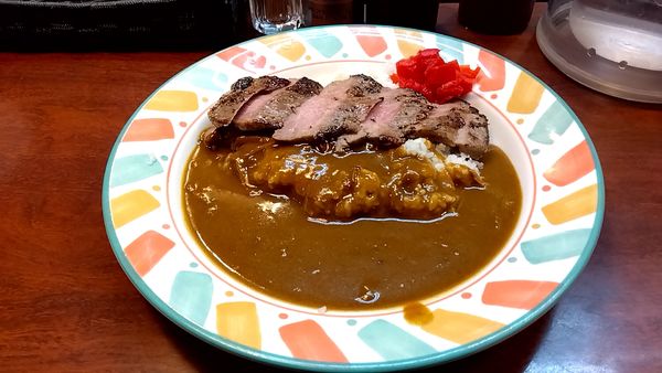 「ステーキカレー（６７０円）」@ふくてい 有楽町本店の写真