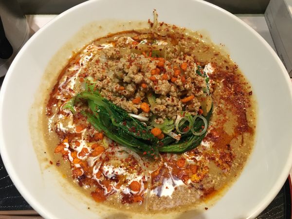 「【限定】濃厚白みそ担々麺」@仙臺らーめん 味噌 三礎の写真