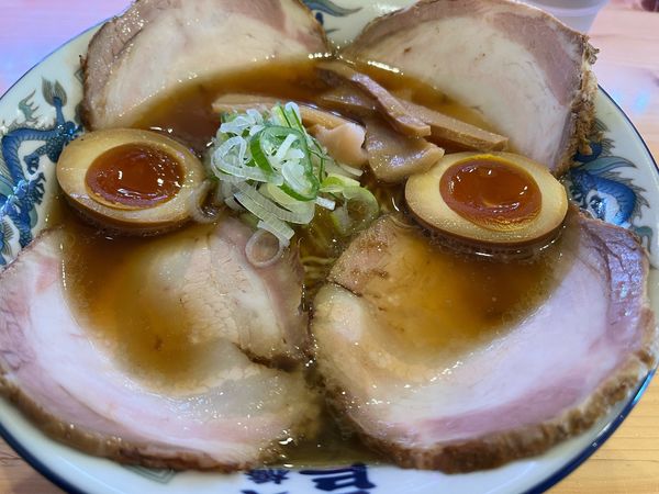 「中華そば　チャーシュー煮卵」@中華そば 大橋家 巨泉の写真