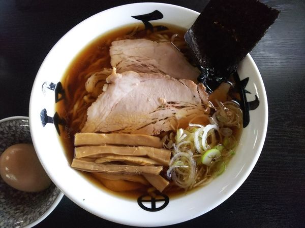 「中華そば（こってり）＋味付玉子　850＋100円」@中華そば処 琴平荘の写真