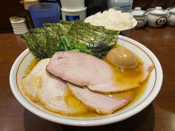 「特選らーめん 1200円 ライス大盛り150円」@らーめん飛粋の写真