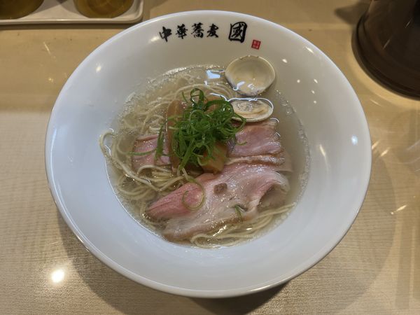 「貝だし蕎麦」@中華蕎麦 國の写真