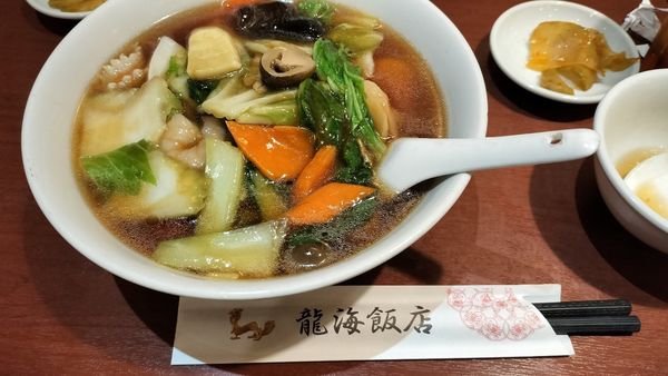 「五目麺セット」@龍海飯店の写真