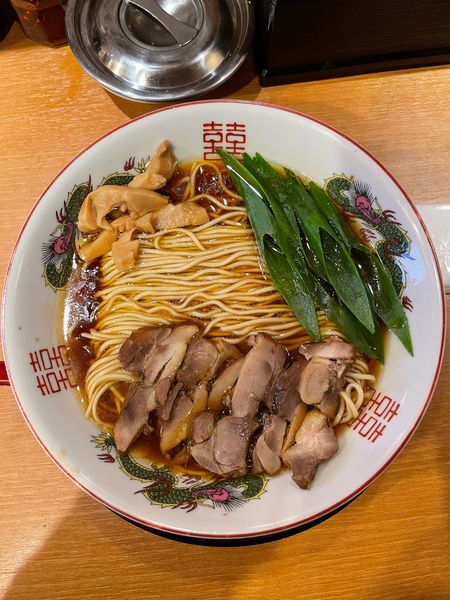 「かしわそば」@ふじい 難波千日前店の写真