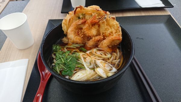 「かき揚げそば」@芝大門 更科布屋 海老名サービスエリア下りの写真