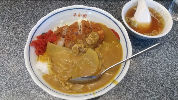 「カツカレー1000円」@平和軒の写真