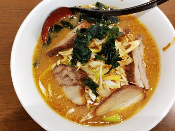 「ネギミソ叉焼麺」@中華料理 美楽園の写真