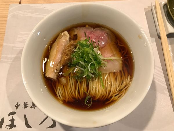 「熟成醤油そば　1100円」@清湯醤油 ほし乃の写真