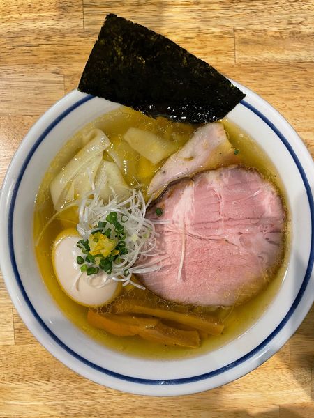 「中華そば　塩　ハーフ」@手打式超多加水麺 ののくらの写真