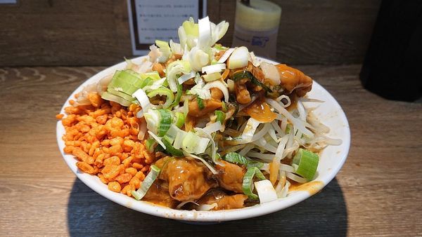 「マキシマム ホルモン ショウガ以外マシ」@麺屋 浜一の写真