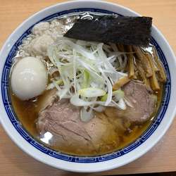 煮干し中華(¥750) だし玉(¥100)