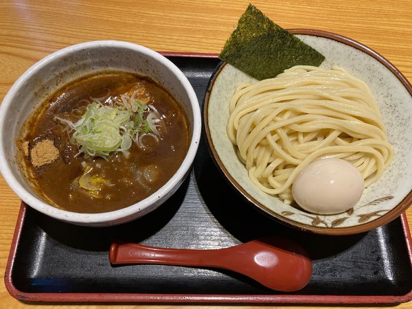 「つけめん・中盛、味玉」@つくば麺屋こうじの写真