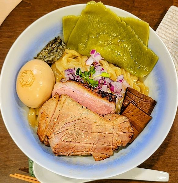 「特製あぶらそば（こっさり煮干し）」@手打麺祭 かめ囲の写真