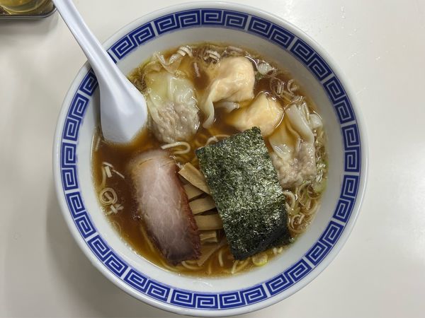 「ワンタン麺(ミックス)」@支那そば いしはらの写真
