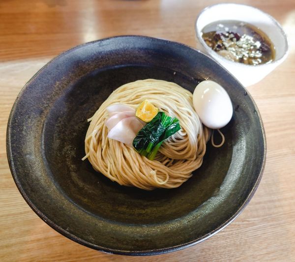 「飛騨ジャンボなめこのつけそば【限定不完成】」@麺 㐂色の写真