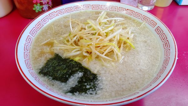 「ネギラーメン８００円」@ニューラーメンショップ宝田の写真